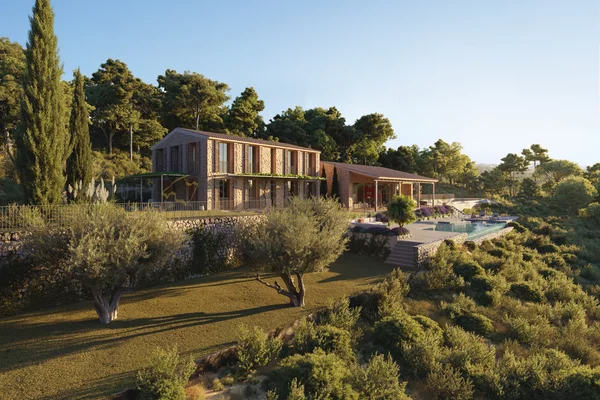 casa de campo de nueva construcción en bunyola con piscina 2