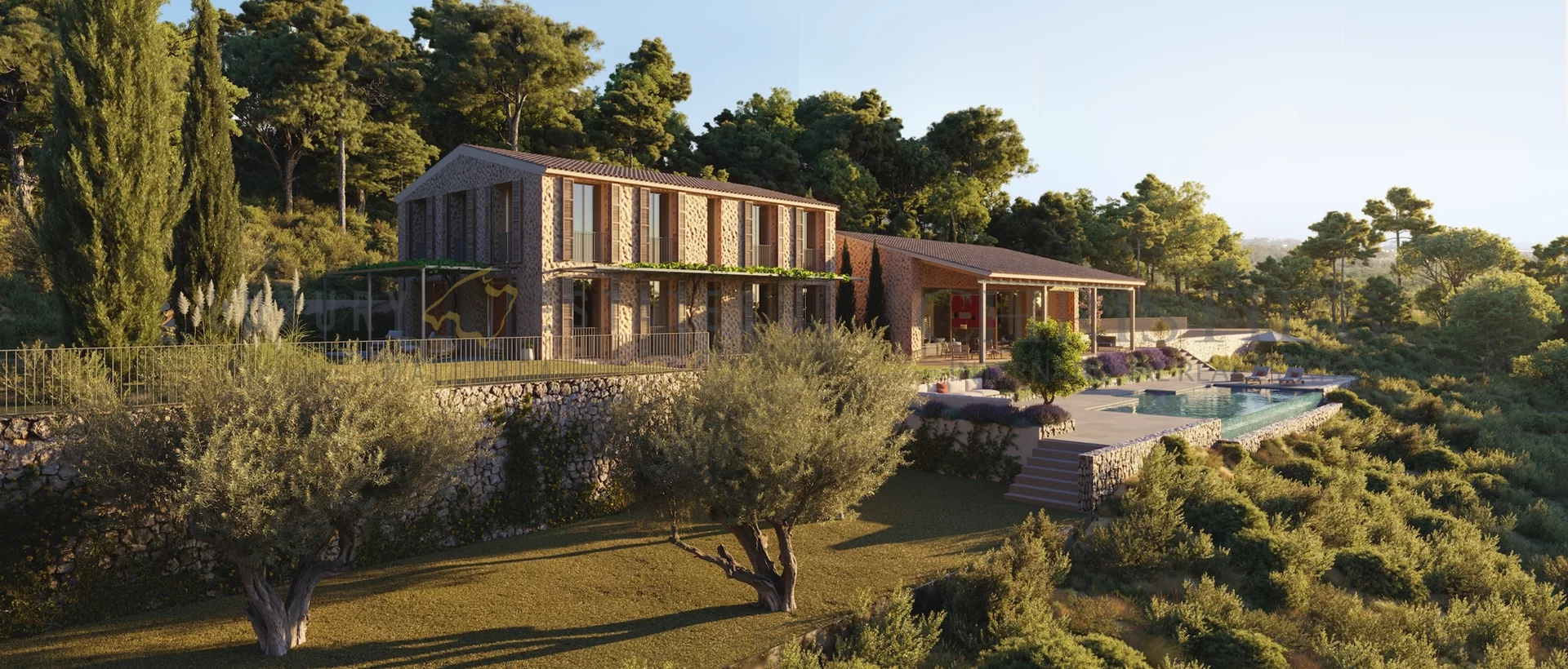 nybygget finca i bunyola med pool 2