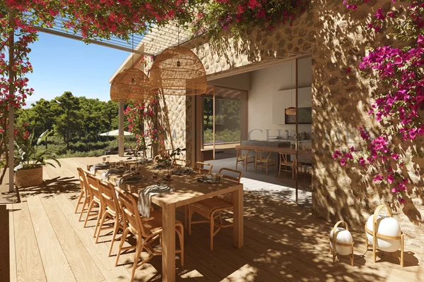 casa de campo de nueva construcción en bunyola con piscina 3