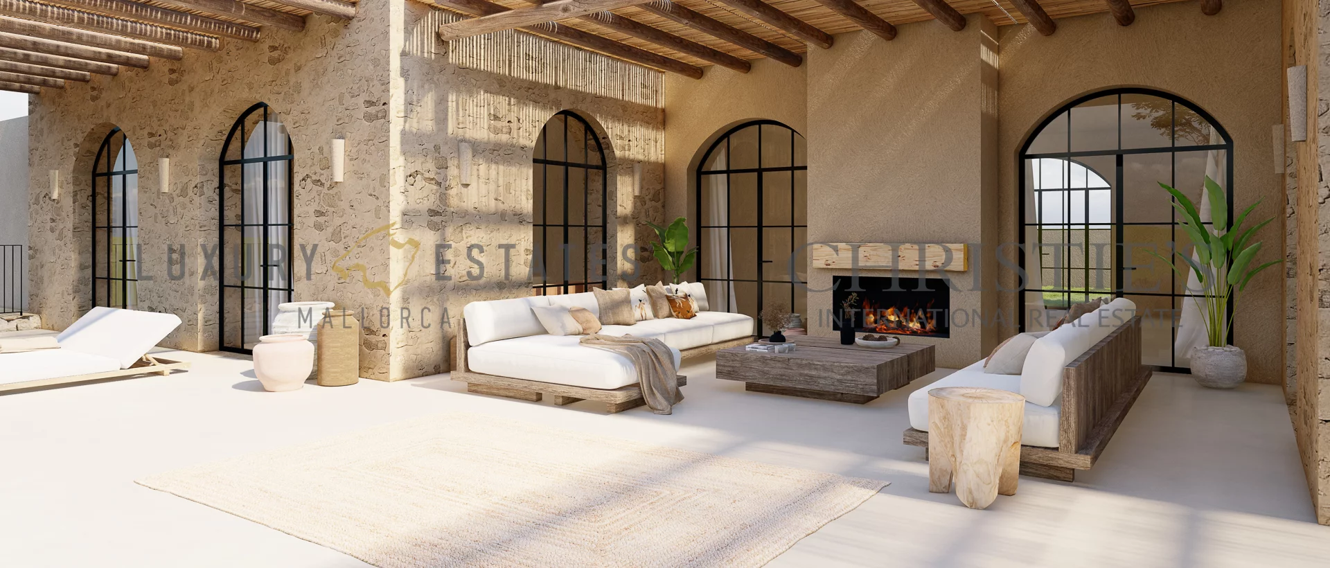 new build natural stone finca near bunyola 5