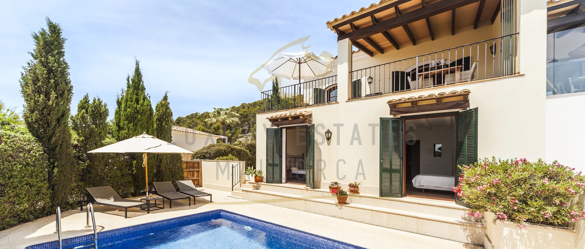 villa costa d´en blanes pool
