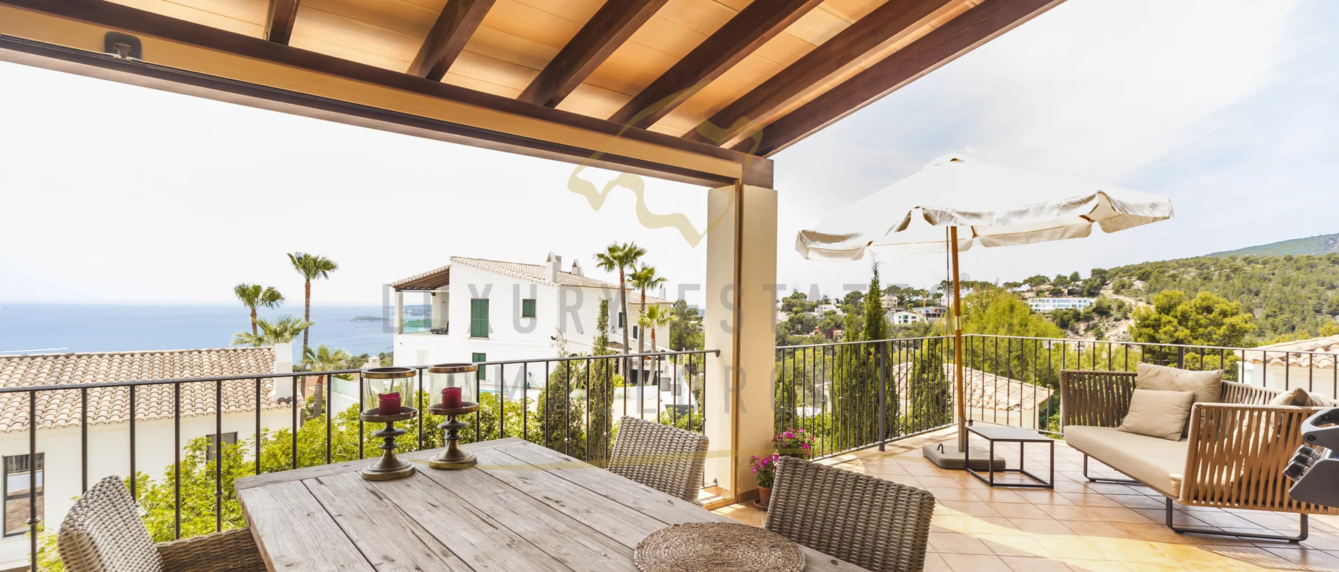 villa costa d´en blanes terrasse