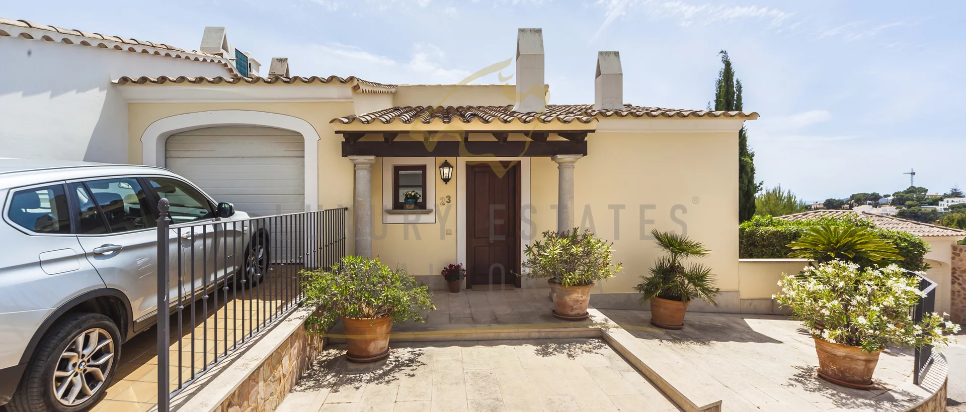 villa costa d´en blanes eingangsbereich