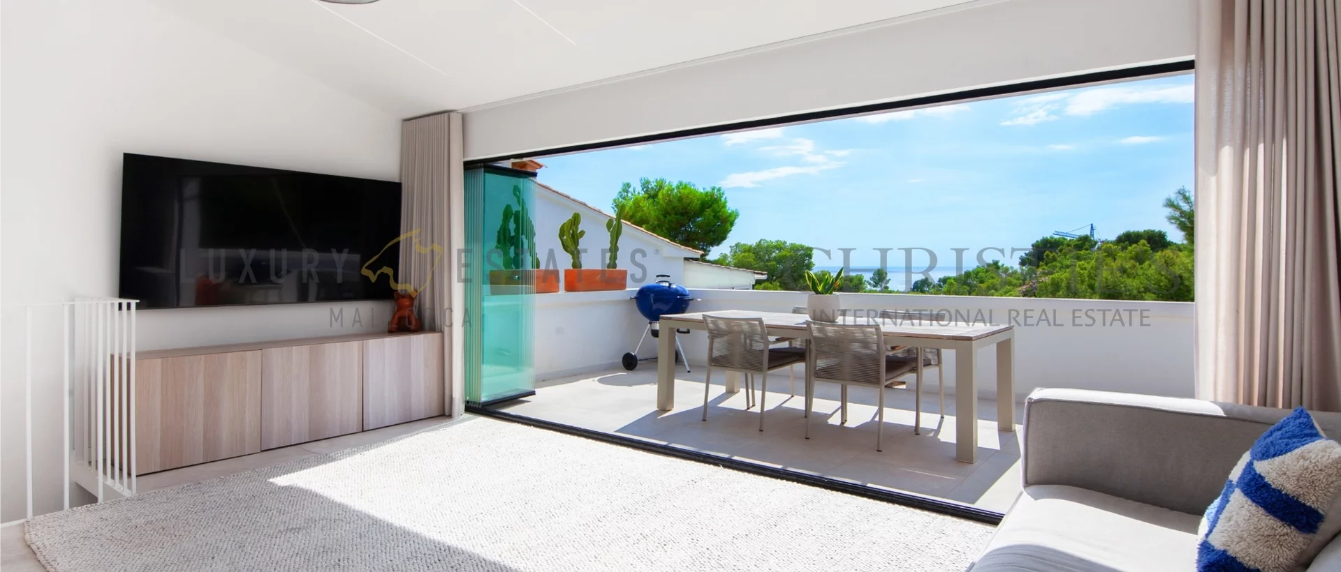 renoviertes reihenhaus in costa den blanes mit meerblick 2