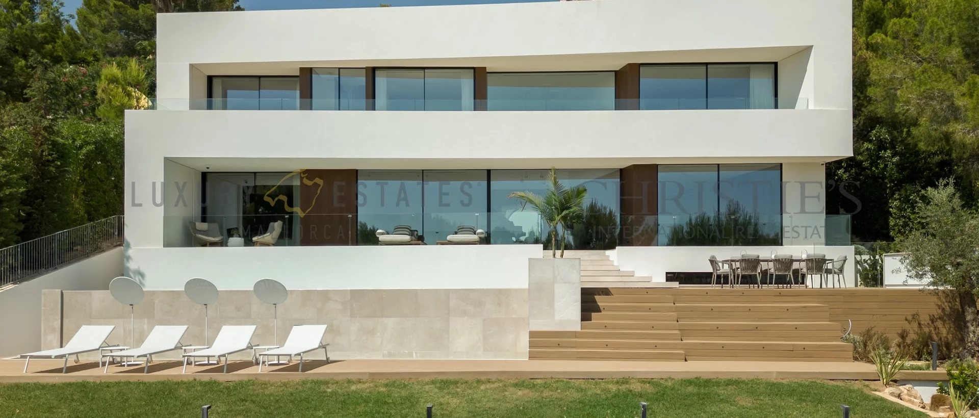 elegant new build villa with pool and private spa area in costa de la calma 1