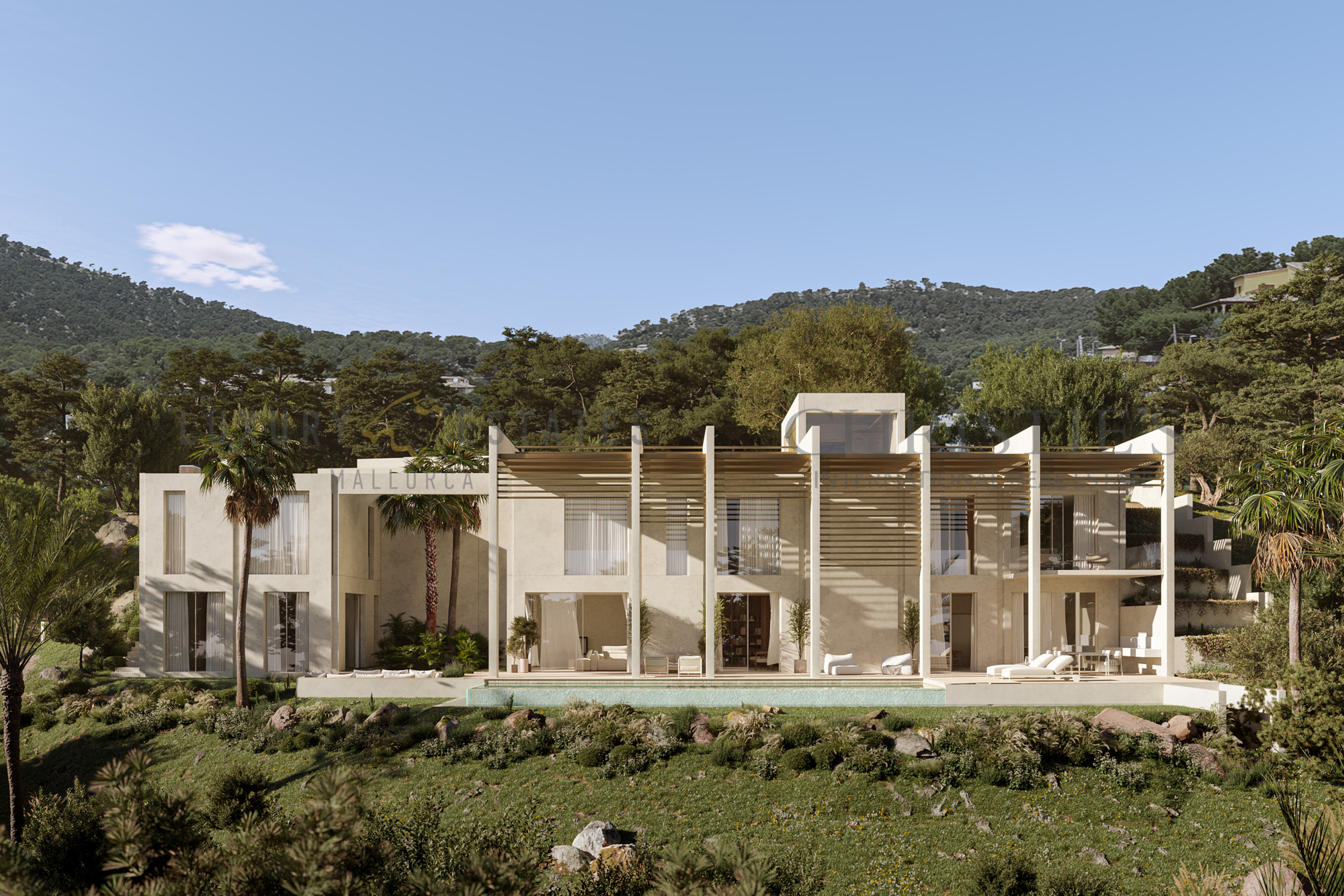 Villa de nueva construcción con apartamento de invitados en Camp de Mar