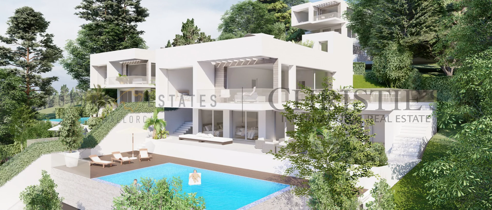 elegante neubau villa in camp de mar mit pool und garten 1
