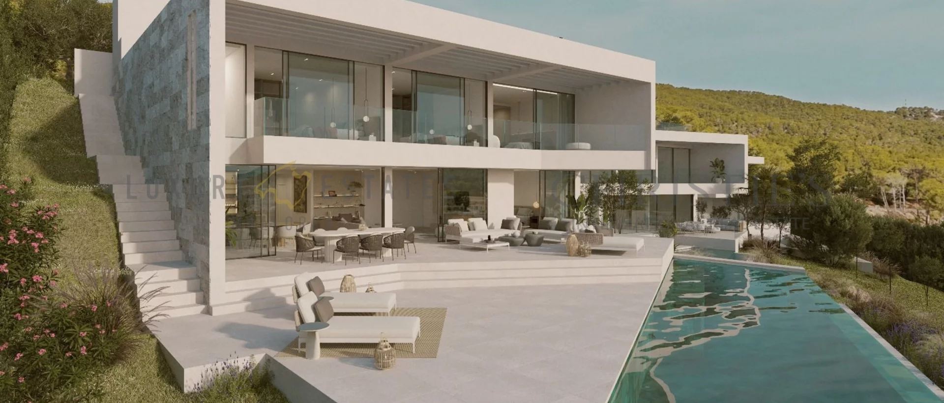 villa de lujo de nueva construcción en camp de mar con equipamiento de diseño y vistas al mar 2