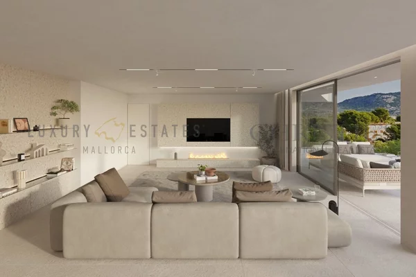 villa de lujo de nueva construcción en camp de mar con equipamiento de diseño y vistas al mar 4