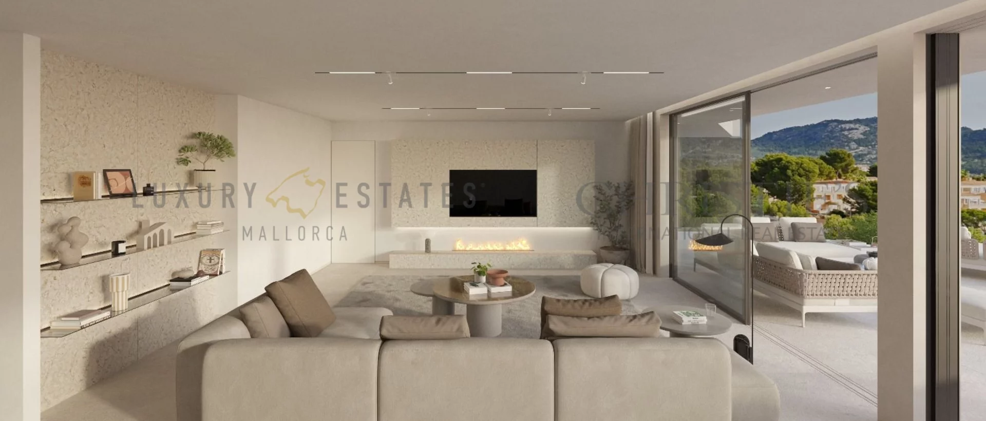 villa de lujo de nueva construcción en camp de mar con equipamiento de diseño y vistas al mar 4