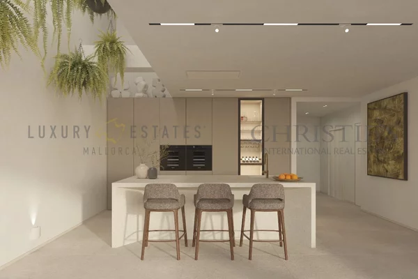 villa de lujo de nueva construcción en camp de mar con equipamiento de diseño y vistas al mar 5