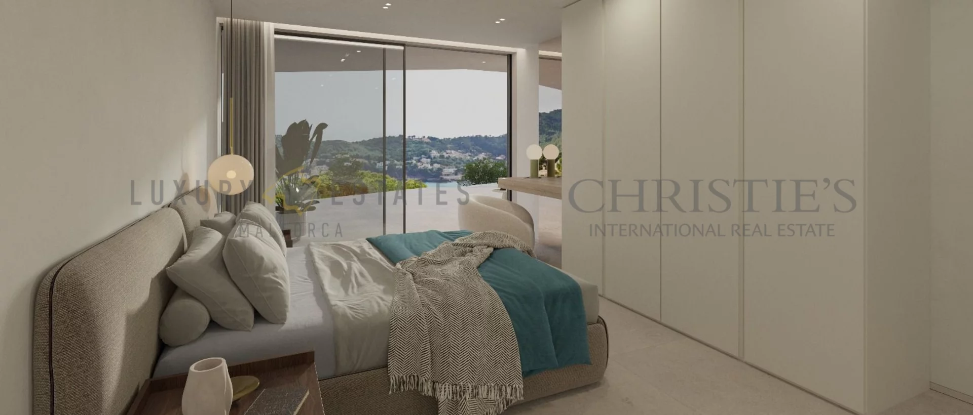 villa de lujo de nueva construcción en camp de mar con equipamiento de diseño y vistas al mar 8