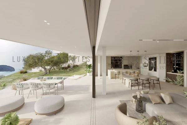 lujosa villa de nueva construcción en camp de mar con vistas al mar y piscina 2