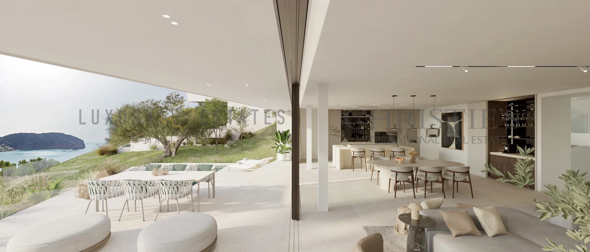 lujosa villa de nueva construcción en camp de mar con vistas al mar y piscina 2