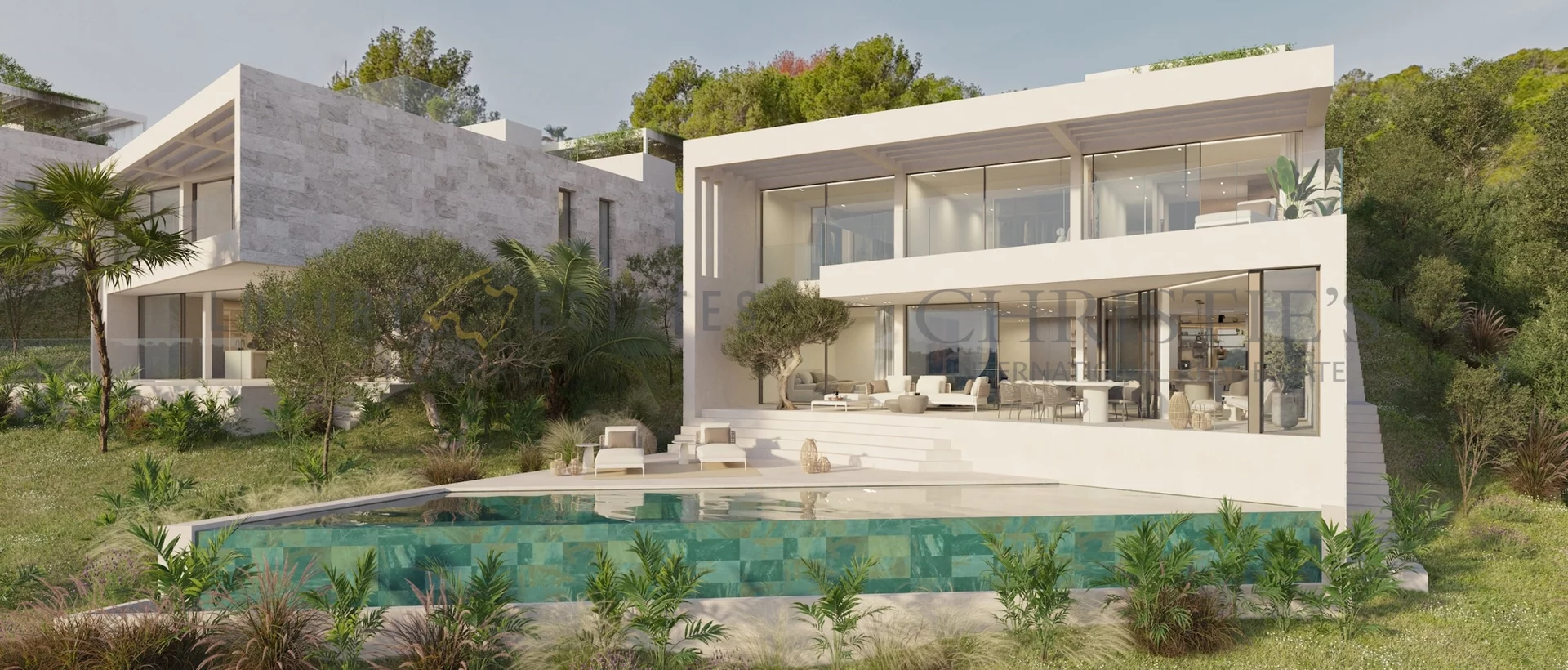 elegante villa de nueva construcción en camp de mar con vistas al mar y a la montaña 2