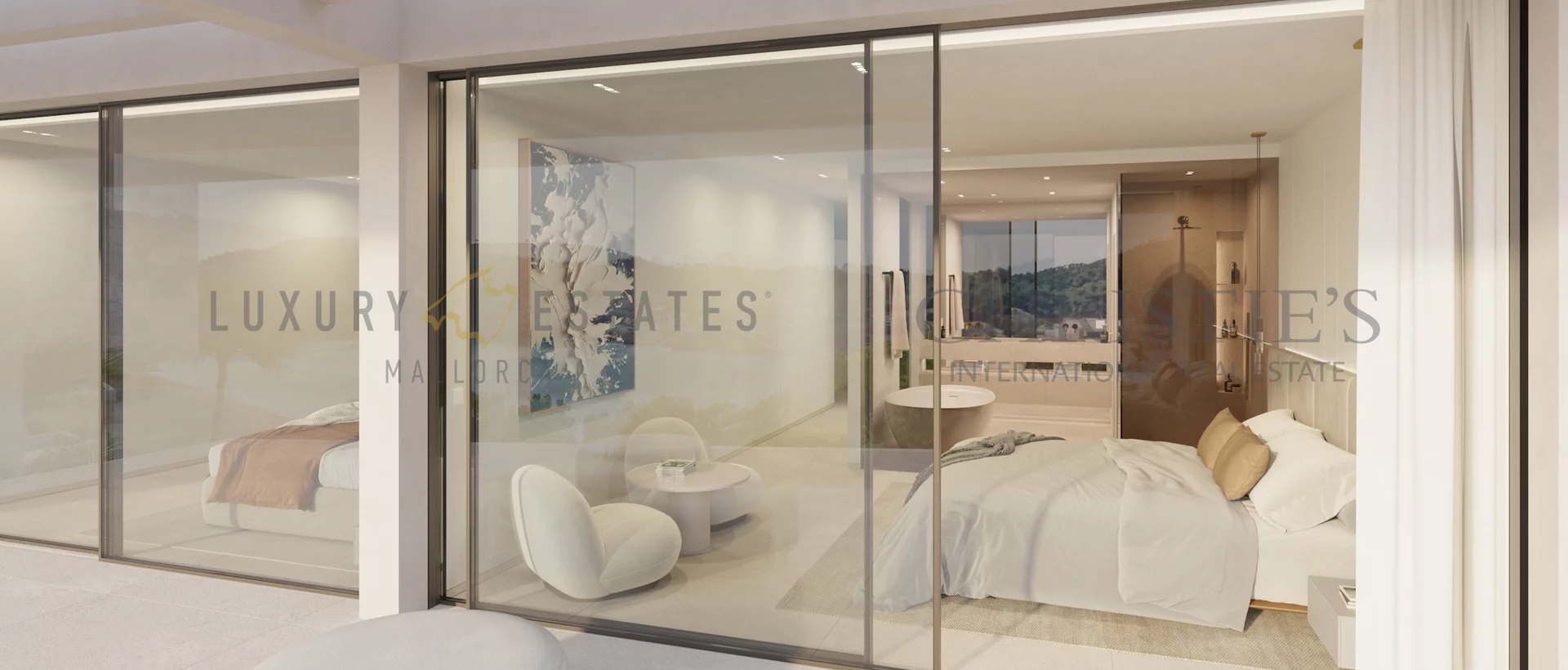 elegante villa de nueva construcción en camp de mar con vistas al mar y a la montaña 3