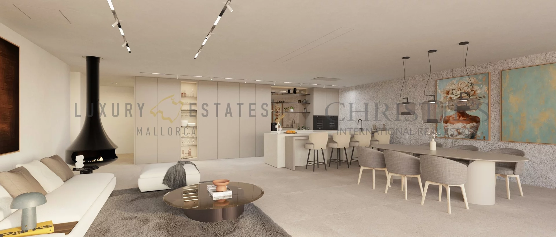 elegante villa de nueva construcción en camp de mar con vistas al mar y a la montaña 4