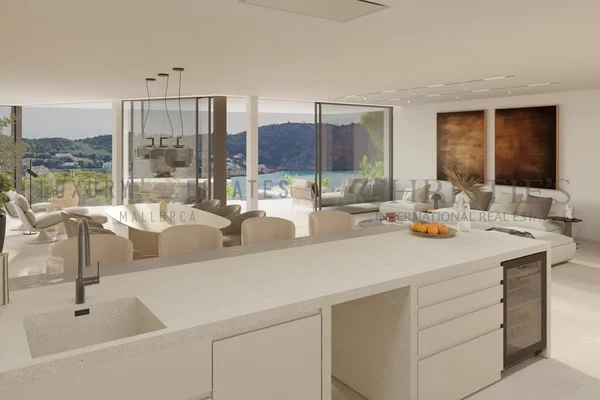 elegante villa de nueva construcción en camp de mar con vistas al mar y a la montaña 5