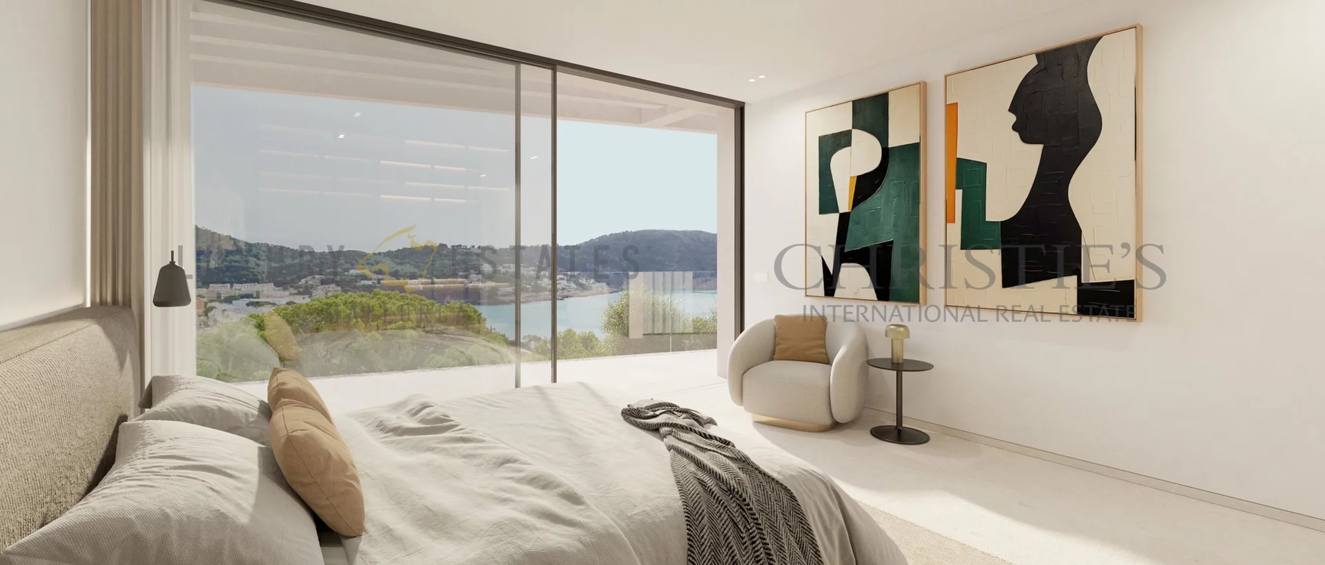 elegante villa de nueva construcción en camp de mar con vistas al mar y a la montaña 6