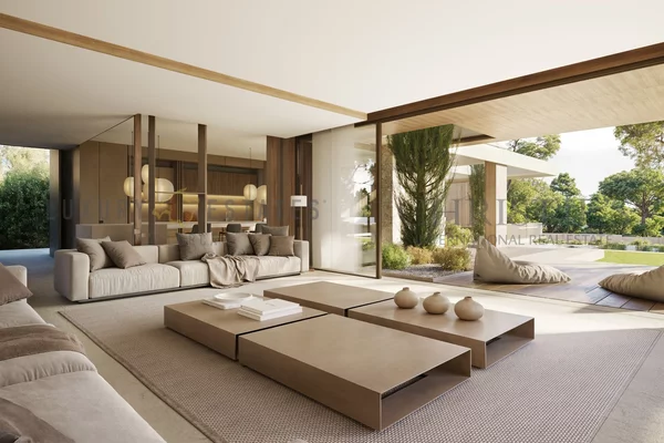 chalet de nueva construcción en primera ocupación en cala vinyas con piscina y cerca de la playa