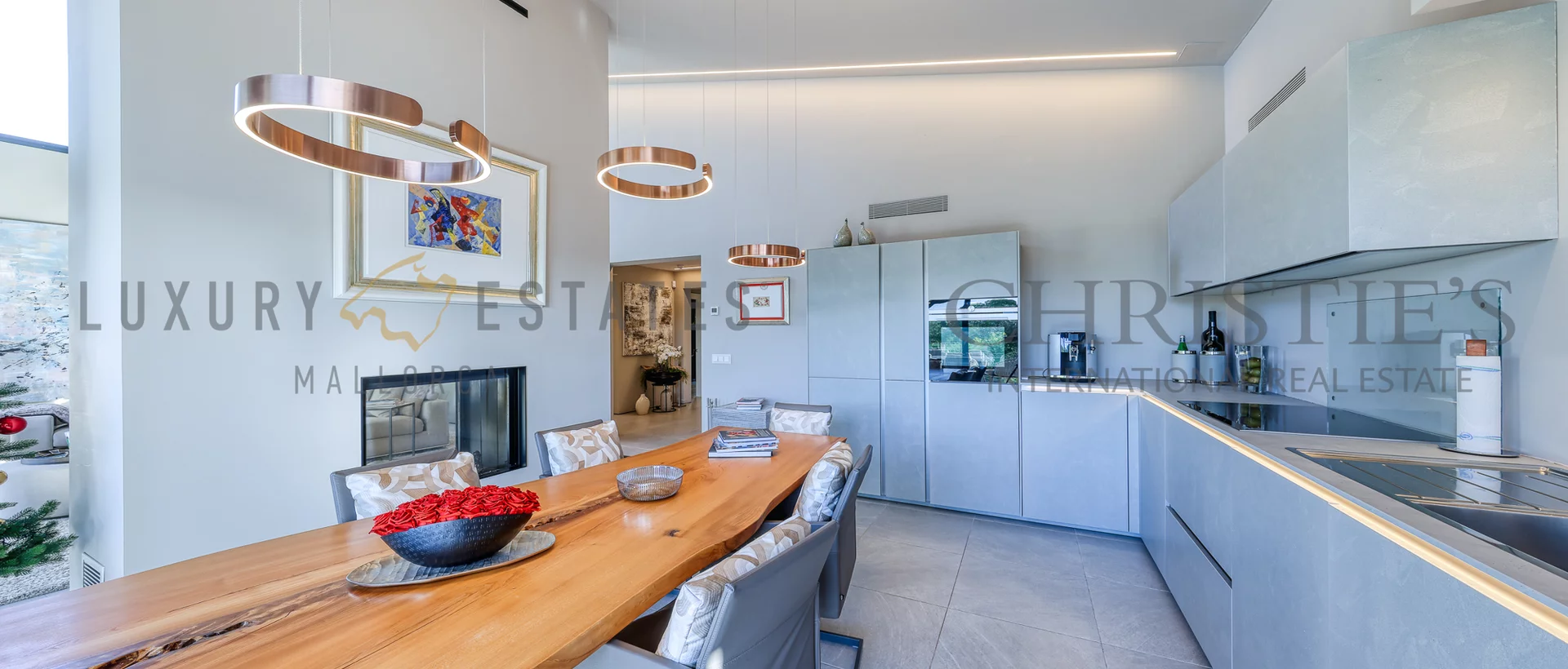 moderne villa in cala vinyas mit pool und garten 13