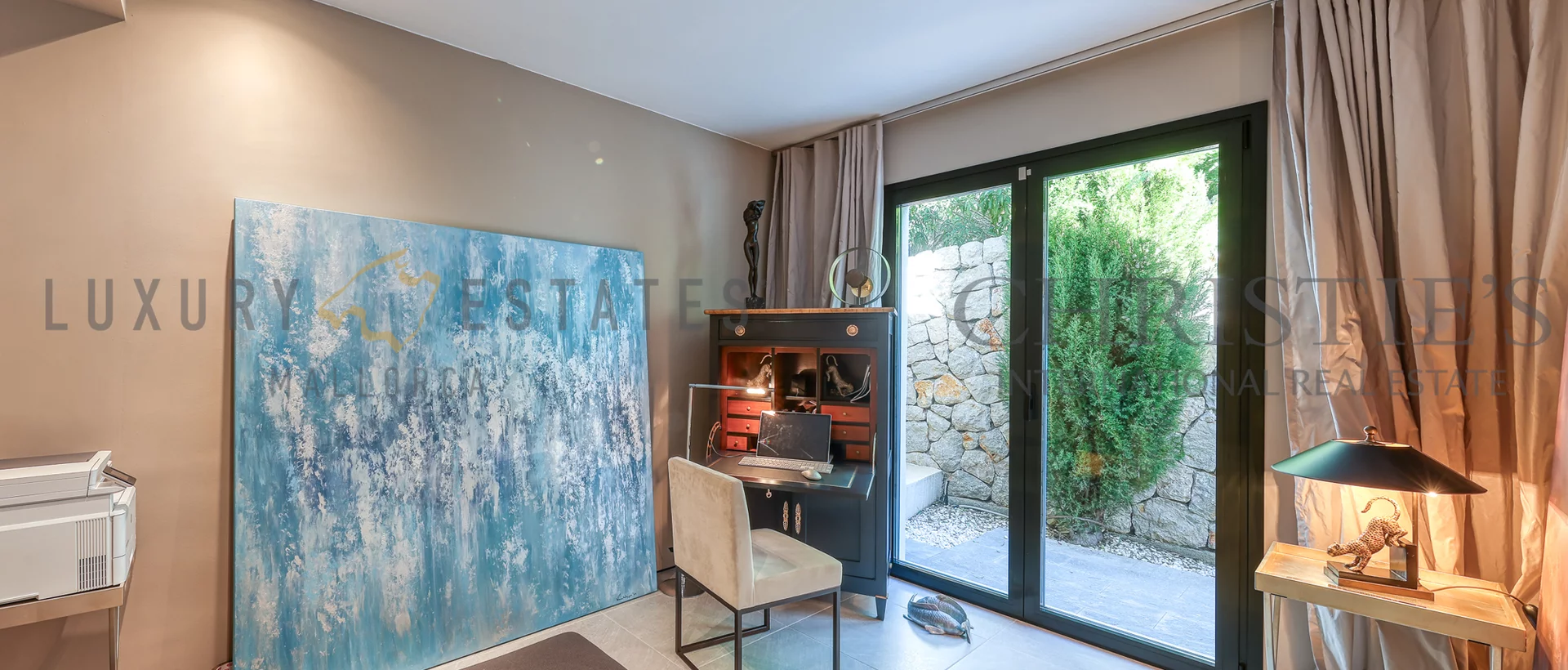 moderne villa in cala vinyas mit pool und garten 6