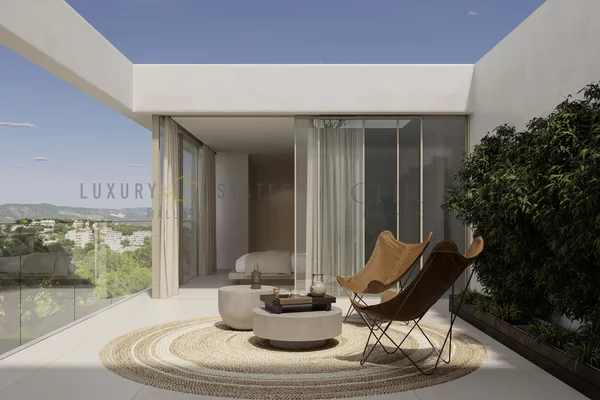 moderna villa de nueva construcción en cala vinyas cerca de la playa 2