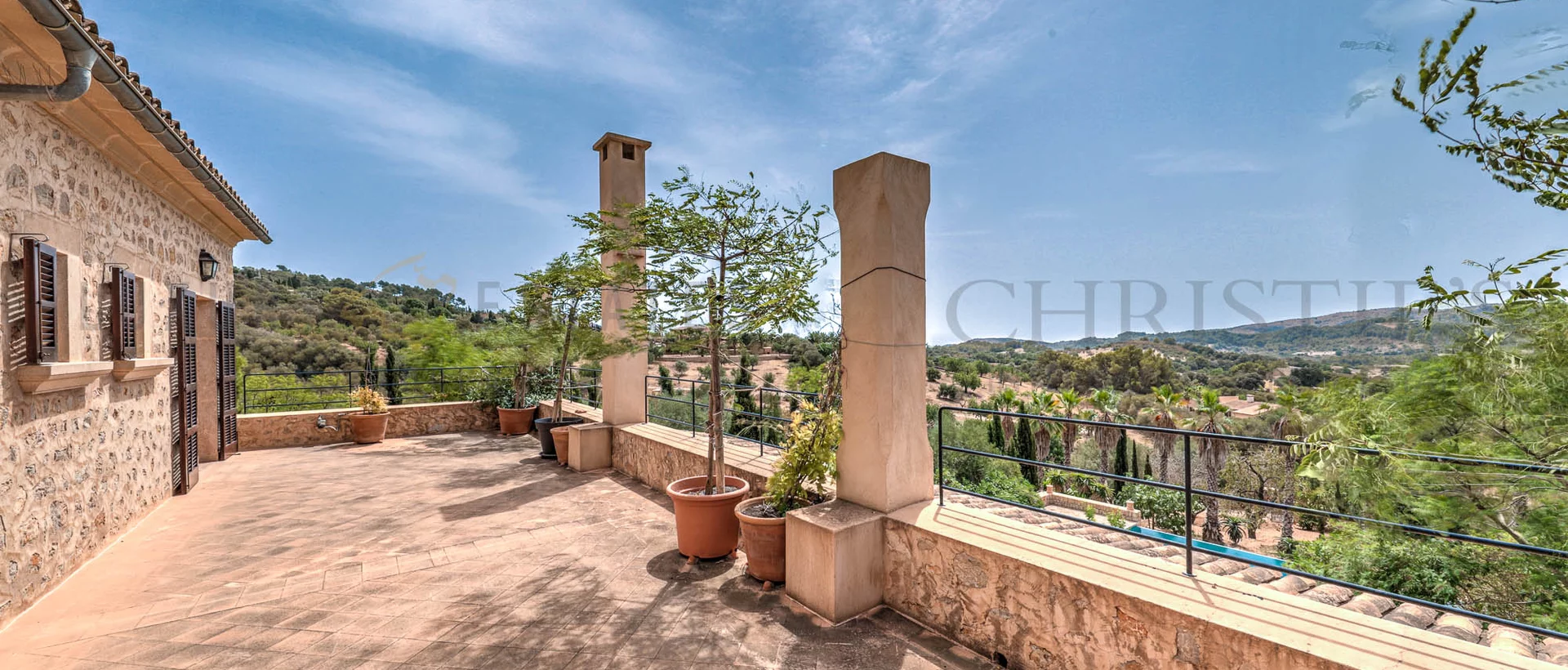 son macia finca garten terrasse