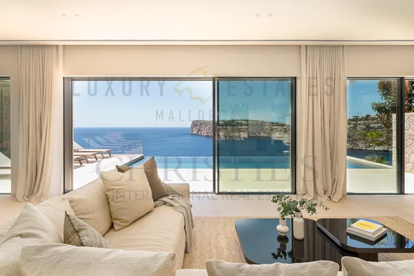 mallorca meerblick baugrundstück in port andratx mit baugenehmigung zu verkaufen   blick von der terrasse 3
