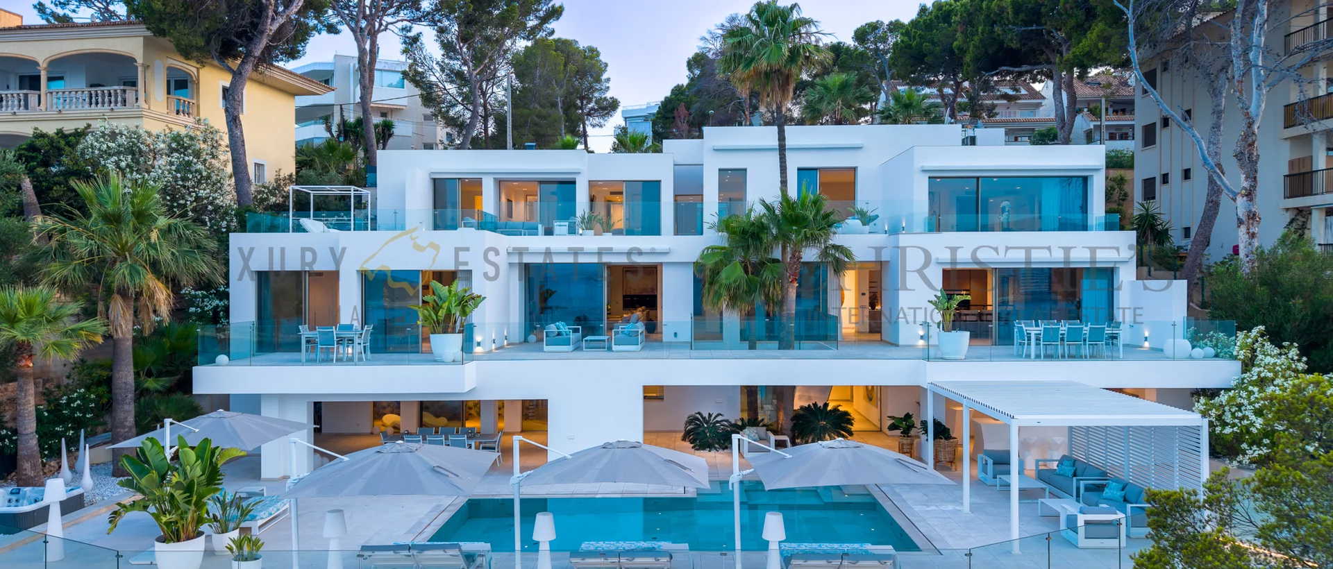villa first sea line cala vinyas 21