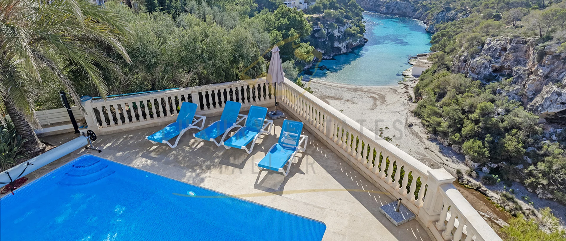 renovated villa in cala pi in first sea line with vacation rental license 1