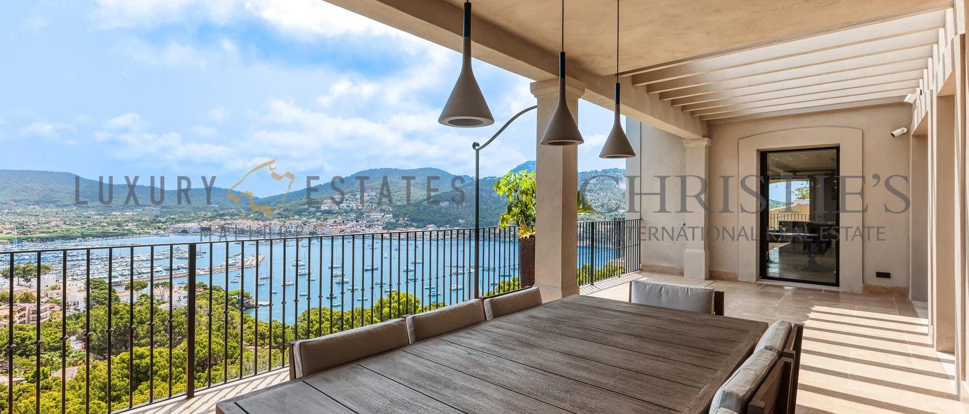 luxurious new build villa in puerto de andratx with guest house and harbour views 3
