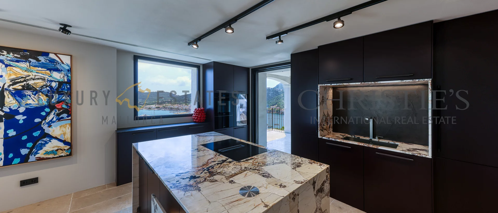 luxurious new build villa in puerto de andratx with guest house and harbour views 8