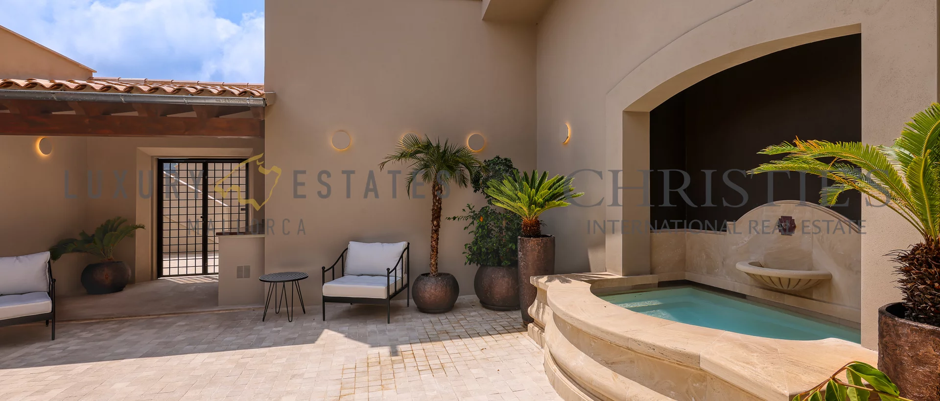 luxurious new build villa in puerto de andratx with guest house and harbour views 9