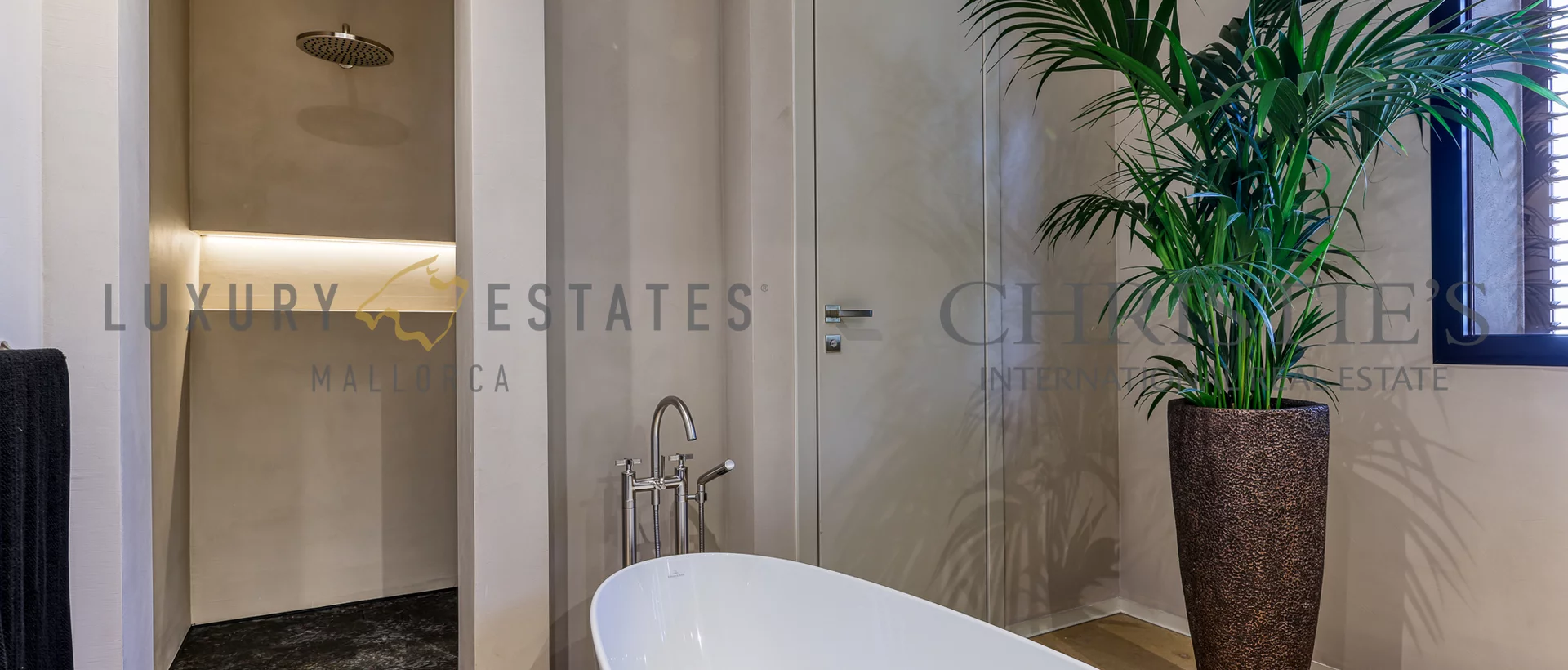 luxurious new build villa in puerto de andratx with guest house and harbour views 12