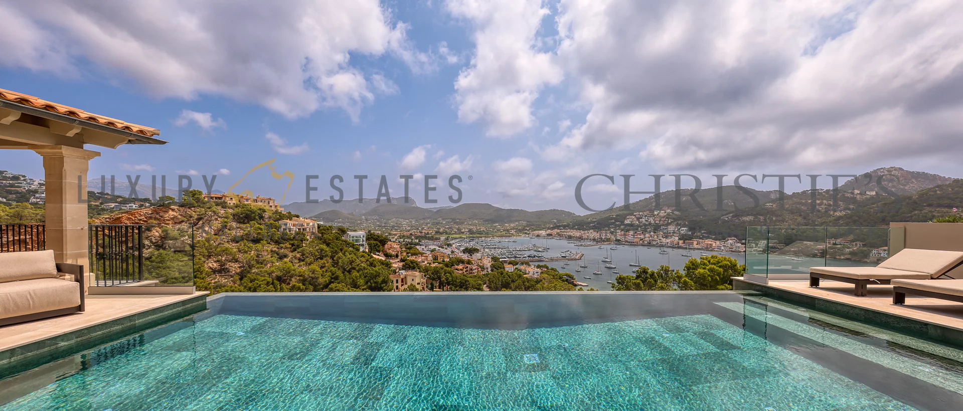 luxurious new build villa in puerto de andratx with guest house and harbour views 13