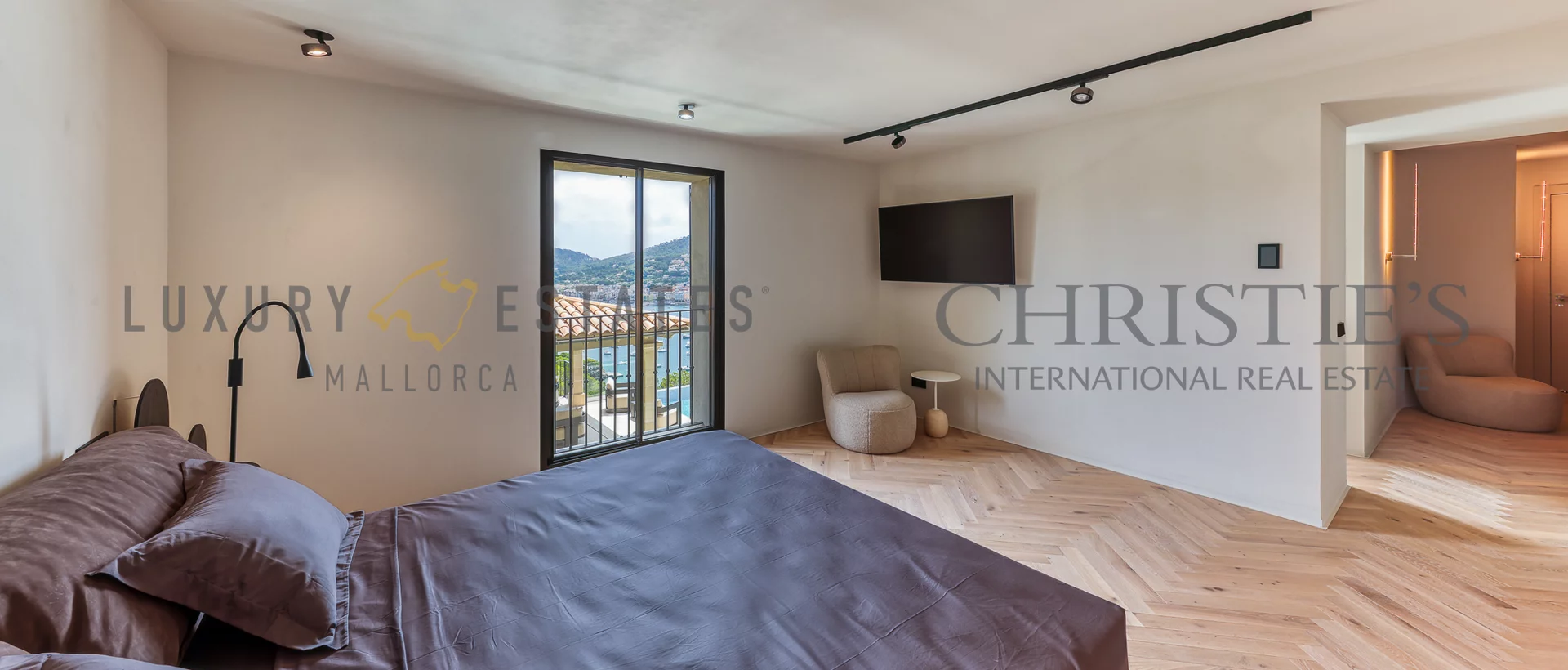 luxurious new build villa in puerto de andratx with guest house and harbour views 20