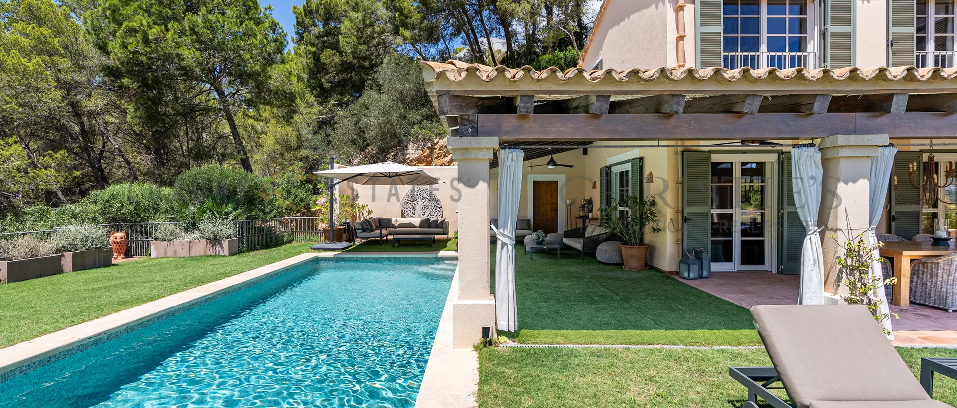 mediterranean villa in camp de mar with pool 10
