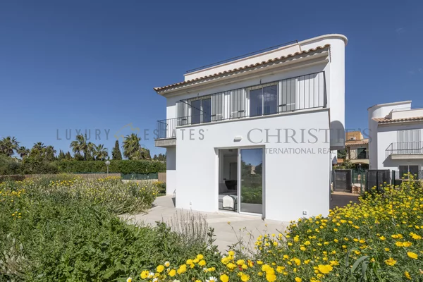 moderne villa in sa rapita mit weitem meerblick