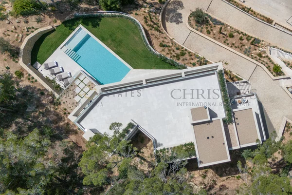 villa de nueva construcción en puerto de andratx con vistas al puerto 44