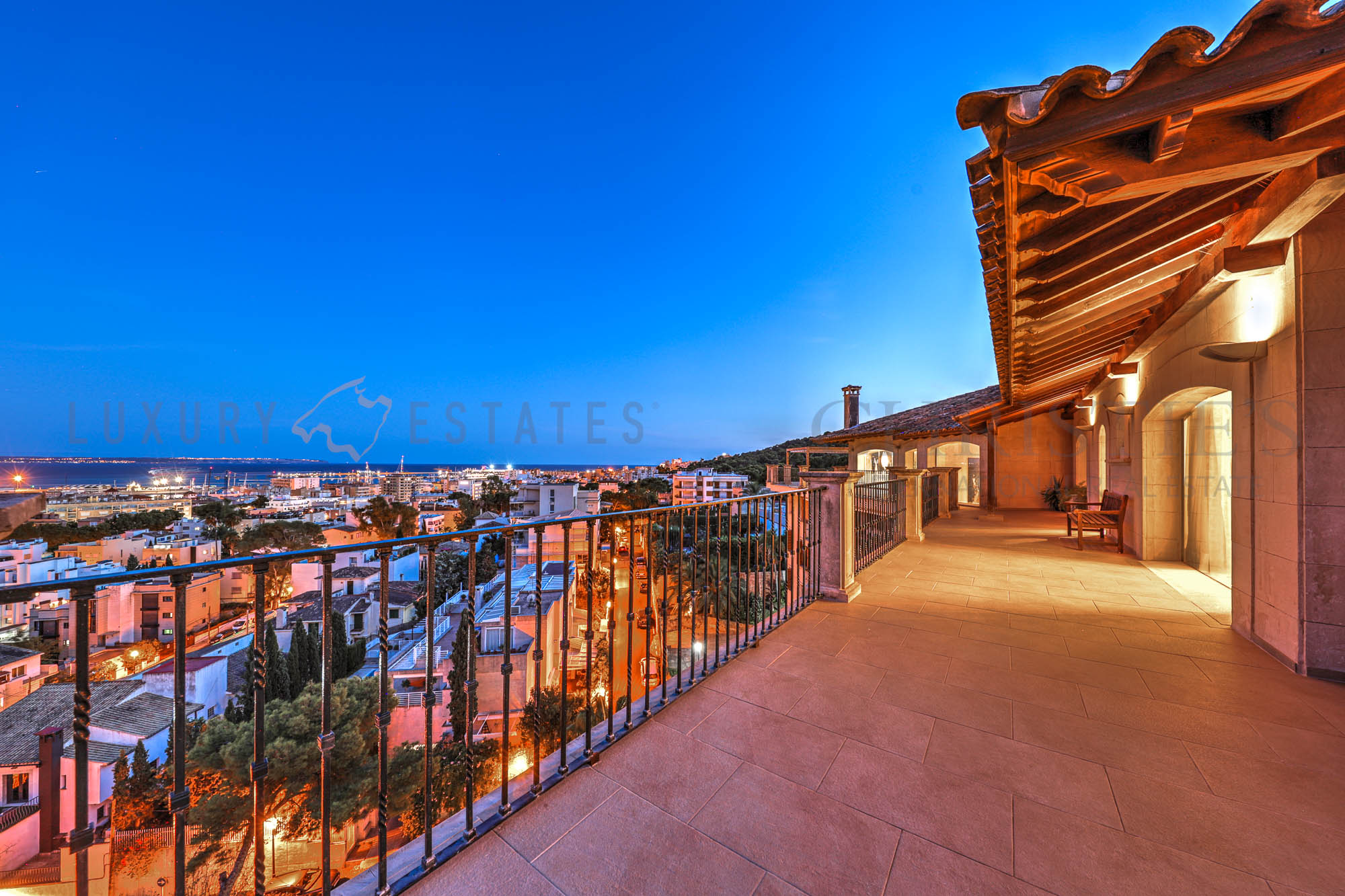 Picture of Large luxury penthouse in Palma de Mallorca with panoramic sea view