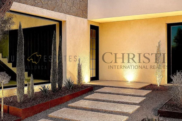 parcela edificable en portals nous con proyecto para chalet moderno cerca del puerto deportivo 3