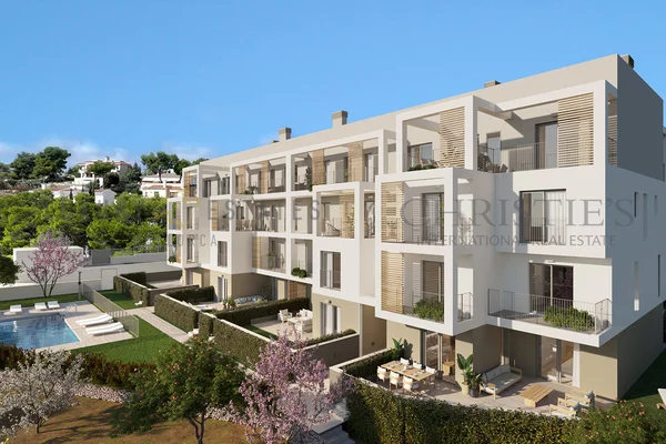 moderno apartamento en planta baja con jardín en palmanova 7