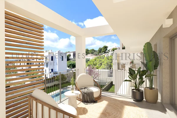 moderno apartamento en planta baja con jardín en palmanova 8
