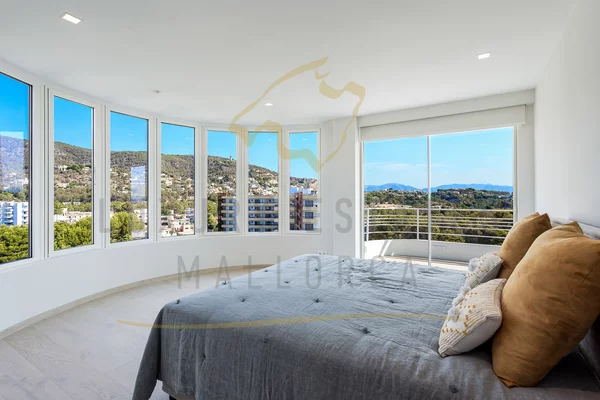 wohnung mit fantastischem panoramablick und meerblick in san augustin   schlafzimmer