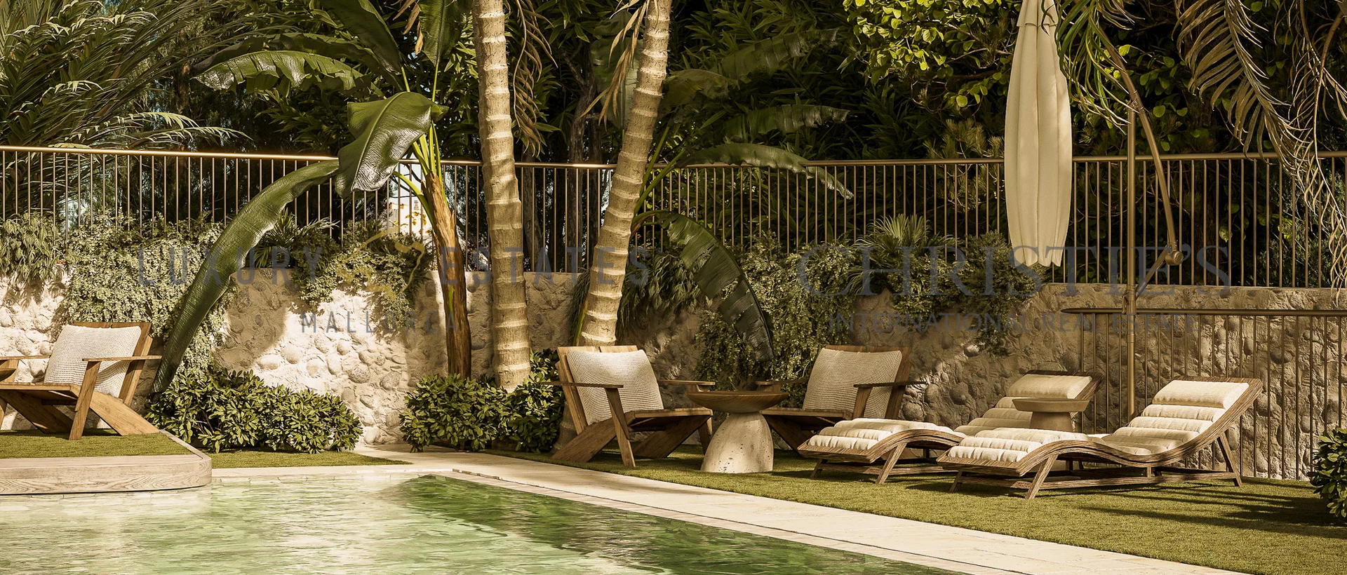 newly built modern apartment san augusti palma de mallorca community pool area 8