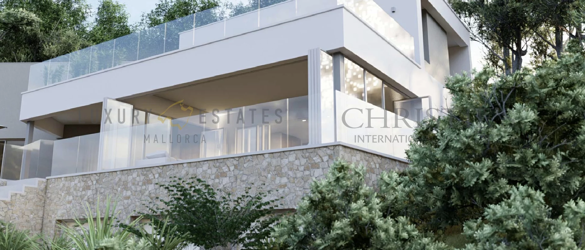 grundstück in sa coma bei bunyola mit projekt für moderne villa 3