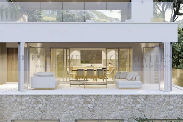 parcela en sa coma cerca de bunyola con proyecto para chalet moderno 5