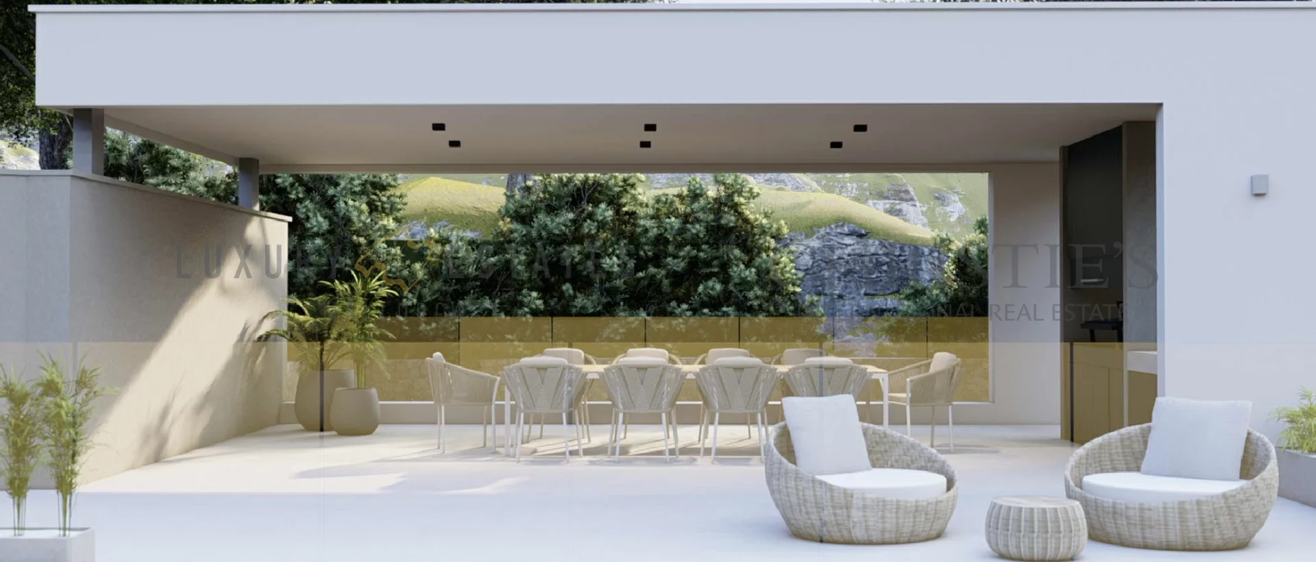 grundstück in sa coma bei bunyola mit projekt für moderne villa 7