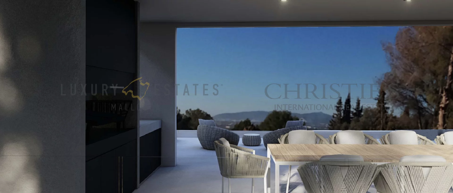 grundstück in sa coma bei bunyola mit projekt für moderne villa 8